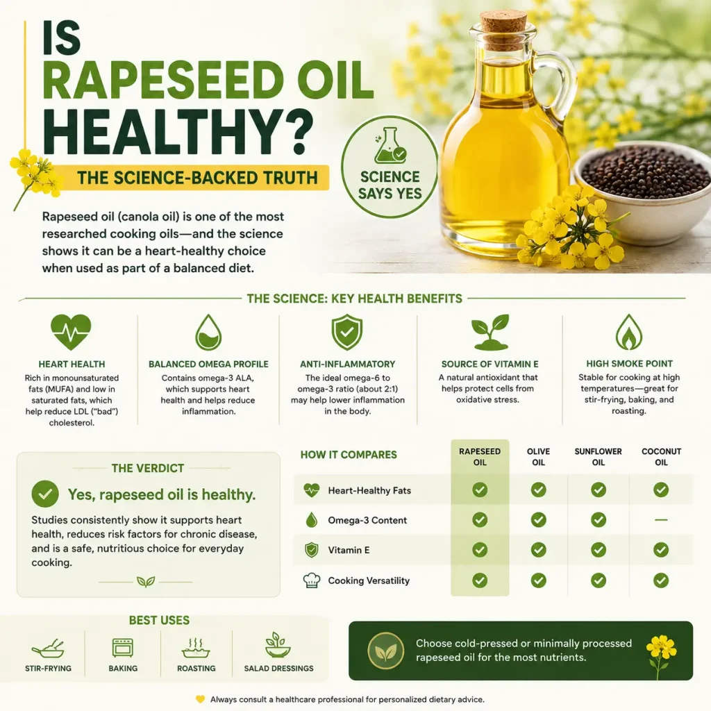 The Science-Backed Truth: is rapeseed oil healthy or Toxic? 5 is rapeseed oil healthy - The Science-Backed Truth