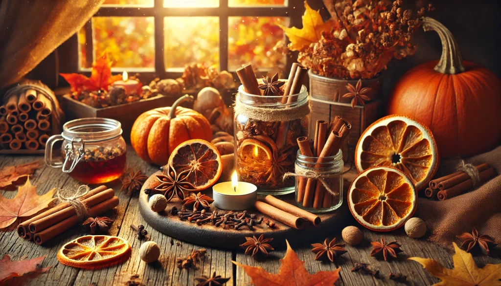 صورة تجمع مجموعة من التوابل الخريفية - Autumn Spices