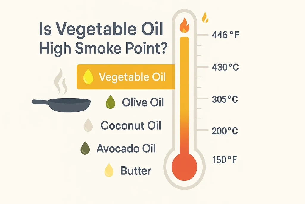 Is Vegetable Oil High Smoke Point-Key Facts Every Home Chef Should Know