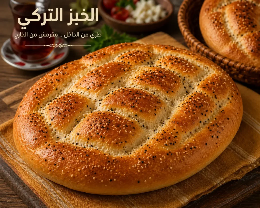 لهشاشة كالمخابز: دليلك الشامل لإتقان طريقة عمل الخبز التركي 9 تعلمي طريقة عمل الخبز التركي الهش بدون جفاف أو تكتل